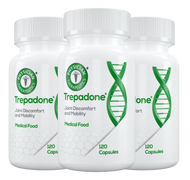 Trepadone® is a specially formulated Medical Food intended for the dietary management of the altered metabolic processes associated with pain and inflammation related to joint disorders. 