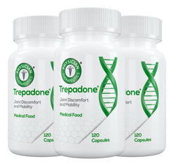 Trepadone® is a specially formulated Medical Food intended for the dietary management of the altered metabolic processes associated with pain and inflammation related to joint disorders. 