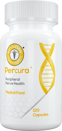 Percura® is a specially formulated medical food intended for the dietary management of the altered metabolic processes associated with pain, inflammation and loss of sensation due to peripheral neuropathy.