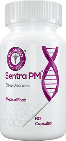 Sentra PM® (NEW LOOK!) is a specially formulated Medical Food intended for the dietary management of the altered metabolic processes of sleep disorders (SD).