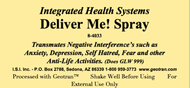 Deliver Me Spray 8 oz