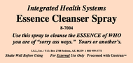 Essence Cleanser Spray 8 oz