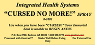 Cursed No More! Spray 8 oz