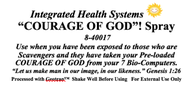 Courage of God Spray 8 oz
