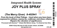 Joy Plus Spray 8 oz