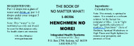 Henchmen No More!  / Colloidal Silver