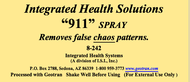 911 Spray 8 oz