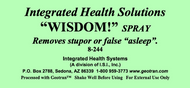 Wisdom Spray8 oz