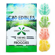 GREEN ROADS | CBD EDIBLES | FROGGIES | 100MG | 4 PIECES
