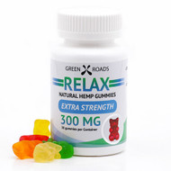 GREEN ROADS | CBD EDIBLES | RELAX BEARS GUMMIES | 300MG | 30 PIECES