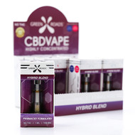 GREEN ROADS |  CBD VAPE CARTRIDGE | DISPLAY OF 12 | 100MG PER CARTRIDGE