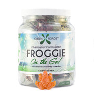 GREEN ROADS | CBD EDIBLES | ON THE GO FROGGIES DRUM | 30 PIECES