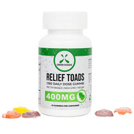 GREEN ROADS | CBD EDIBLES | RELIEF TOADS | 400MG | 40 PIECES