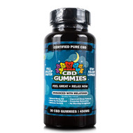 HEMP BOMBS | CBD GUMMIES | WITH MELATONIN | 25 COUNT BOTTLE | 375MG | DISPLAY OF 6