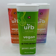 URB | DELTA 8 VEGAN GUMMIES | 875MG | 35 COUNT