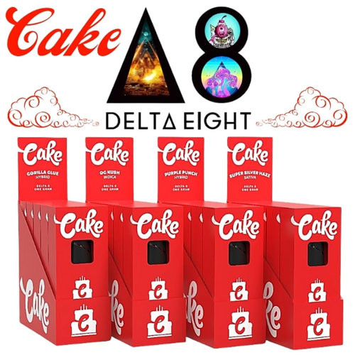 CAKE DELTA 8 RECHARGEABLE DISPOSABLE DEVICE 1G 940MG vapesale247