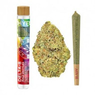 YABBA DABA | PREMIUM DELTA 8 PRE-ROLLS JOINTS | SHATTER SAUCE DIPPED & KIEF ROLLED | 5 PACK