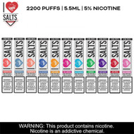 I Love Salts | 2500 PUFF TFN Disposable Device | 6ML | 50MG