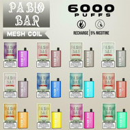 Pablo Bar | 6000 PUFF RECHARGEABLE Disposable Device | 15ML | 50MG