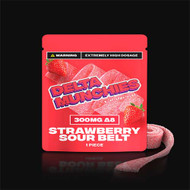 Delta Munchies 300mg Delta 8 Sour Belts *Jar of 30*