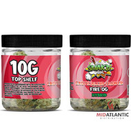 Smak'd Exotic Blend Delta 8 + HHC +CBN Flower *10g Jar*