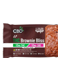 CBDfx Brownie Bliss 20mg Delta 9 THC / 20mg CBD *Display of 8*