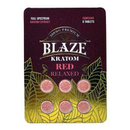 Blaze Kratom Extract 6 Pack Tablets *Display of 12*