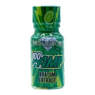 White Diamond 100 Amp Kratom Extract 10mL Shot *Display of 12*