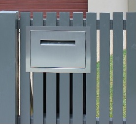 Letter box for fence home depot