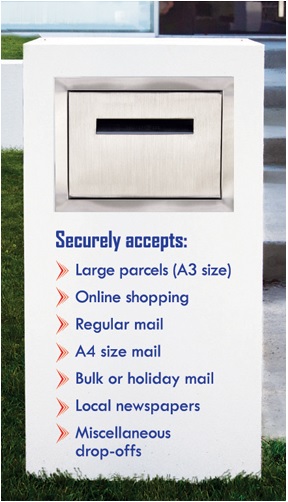 Australian parcel delivery box letterbox | parcel locker | drop box