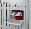 Picket fence letterbox by Deliver-Eze accepts large parcels using the most secure mechanism on the market.