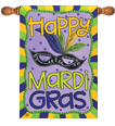 Mardi Gras Decorative Flags