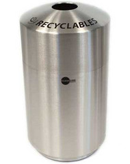 Cleanline Stainless Steel Envirospin Recycling Bin 39ES - 39 Gallon FREE SHIPPING