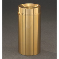 Glaro TA1533BE Atlantis Tip Action Top Trash Can, 15 x 33, 16 Gallon - Satin Brass