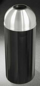 Glaro T1536 Mount Everest Open Dome Top Trash Can, 15 x 36, 16 Gallon Capacity