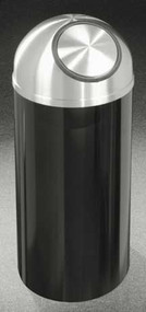 Glaro S1530 Mount Everest Self-Closing Dome Top Trash Can, 15 x 30, 12 Gallon Capacity