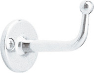 Peter Pepper 2029 Steel Single Prong Coat Hook - Polished Stainless Steel Finish