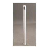Glaro 2406SA Value-Max 43.5" Surface Mount Smoker's Post - Satin Aluminum