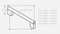 Technical Drawing for Schwinn 4135/480 Handle, Brushed Stainless Steel (UPC 4000913519930)