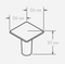 Technical Drawing for Schwinn 2607 Knob, Satin Nickel (UPC 4000913525559)