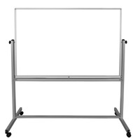 Mobile Double-Sided Magnetic White Board 700-203 - 60" W x 40" H