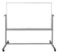 Mobile Double-Sided Magnetic White Board 700-204 - 72" W x 40" H