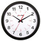 BRG Precision Products HP12P DuraTime HP Clock, 12" Diameter, Black Plastic Bezel