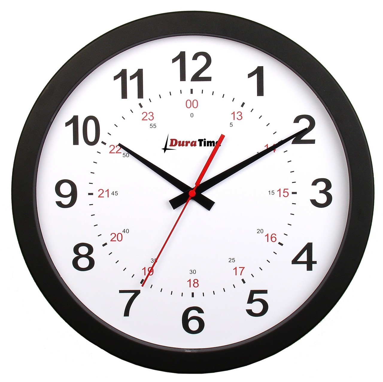 BRG HP15P DuraTime HP 15Inch Diameter Analog Wall Clock with Black