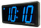 BRG Precision Products DuraTime HP440B-2SB double-sided ceiling or wall-mounted high precision plug-in digital clock with a 4-digit 4-inch high blue LED display.