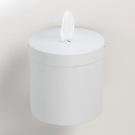 Glaro W1015WH Antibacterial Wipe Dispenser - Wall Mounted  - White