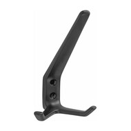 Peter Pepper 2078 BL Aluminum Triple Prong Coat Hook - Black 