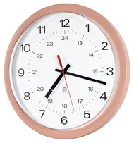 syncTECH Peter Pepper Model 843P - 14" Round Wall Clock with Acrylic Cover - Receiver Clock
