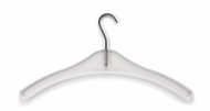Magnuson MIRAC-6 Plastic Coat Hanger Carton of 6 - Transparent