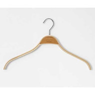 Magnuson BASIC Beech Wood Veneer Coat Hanger with Chrome Hook